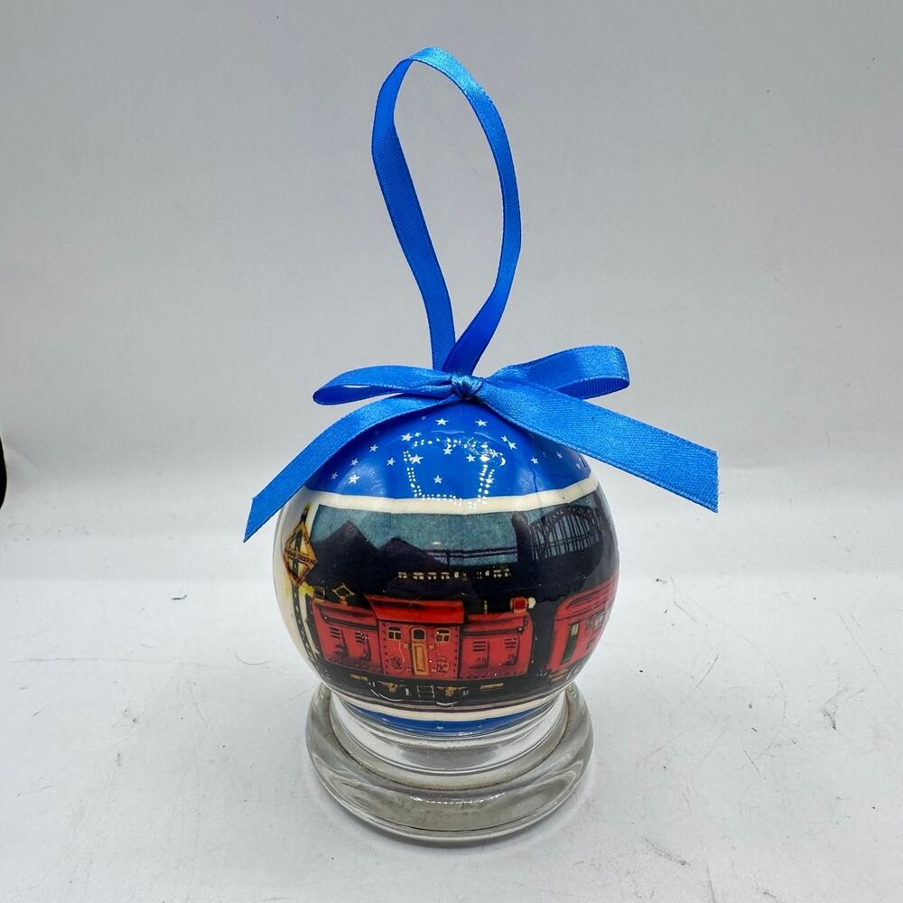 Lionel Trains 3" Christmas Ornament O Gauge holiday bauble BLUE - Picture 2 of 7